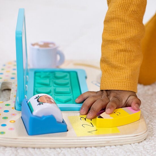 Melissa & Doug Work & Play Desktop Activity Board Interactive Toy