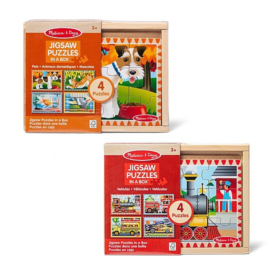 Melissa & Doug Jigsaw In A Box Bundle 2-pc. Puzzle
