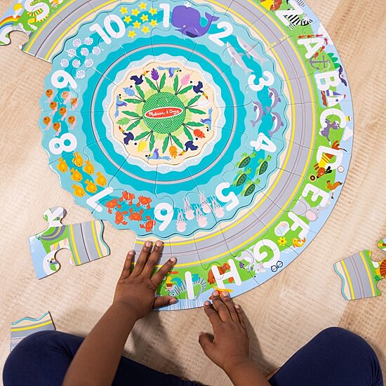Melissa & Doug Round The Shore Floor Puzzle & Play Set 50-pc. Puzzle