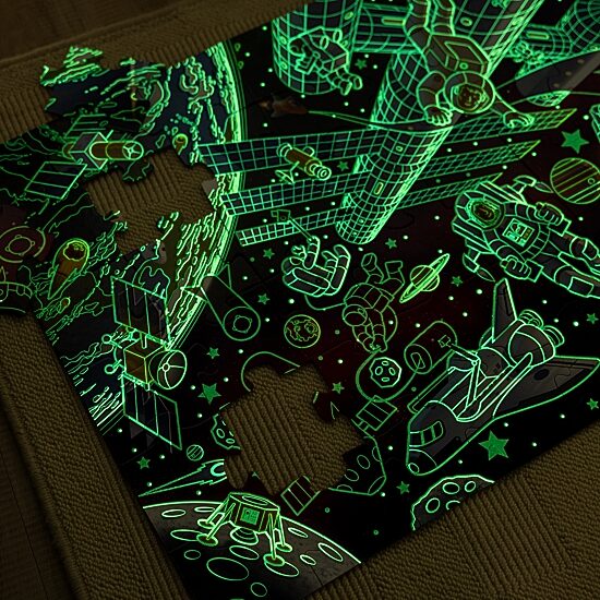 Melissa & Doug Outer Space Glow In The Dark Floor 48-pc. Puzzle