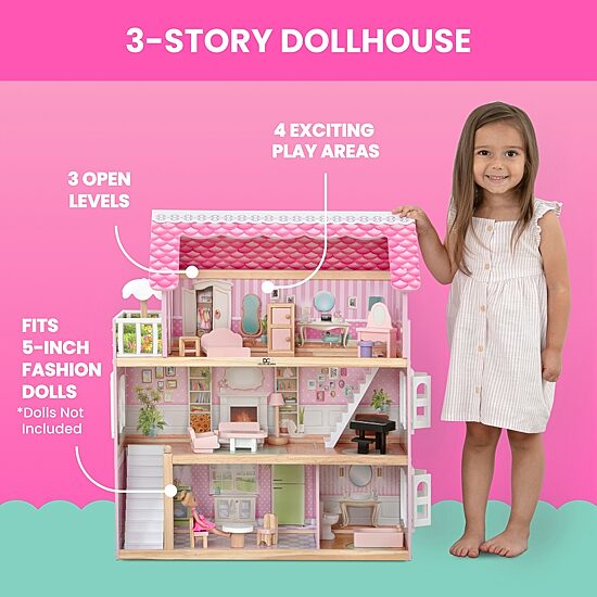 Delta Children 3 Story Little Gem Dollhouse Dollhouse