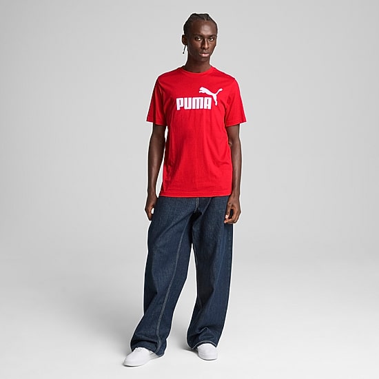 PUMA Mens Crew Neck Short Sleeve Regular Fit Graphic T-Shirt
