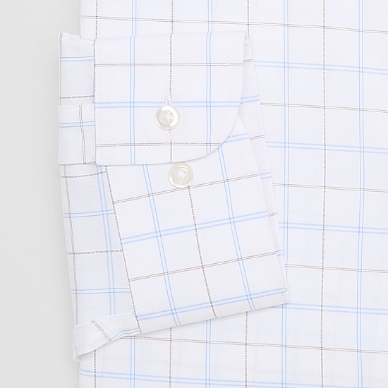 Stafford Smart Tech Mens Regular Fit STRETCH FABRIC Wrinkle Free Long Sleeve Dress Shirt