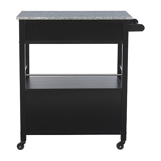 Granite-Top Kitchen Cart