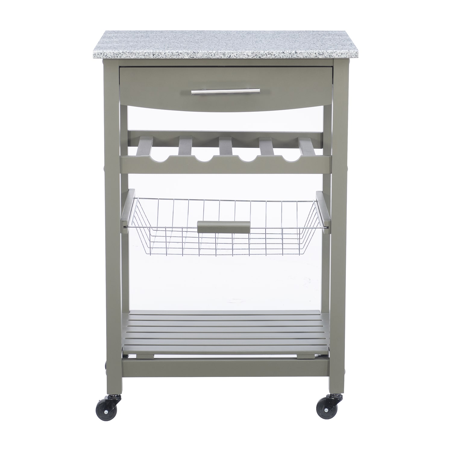 Roger Granite Top Kitchen Island