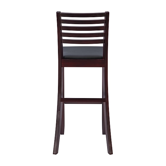 Triena Ladder Barstool with Back