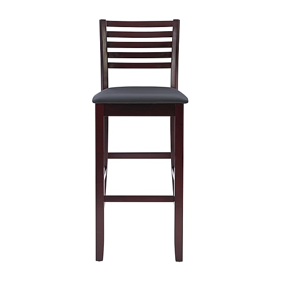 Triena Ladder Barstool with Back