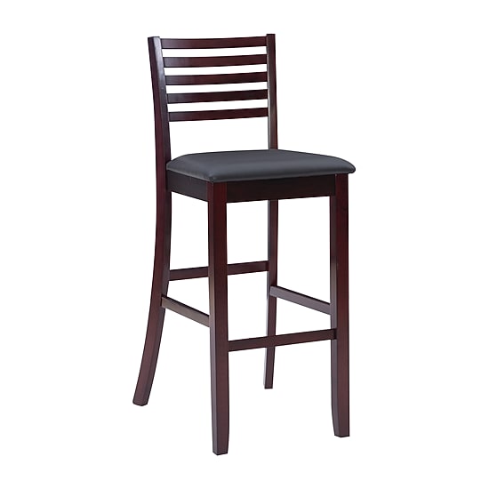 Triena Ladder Barstool with Back