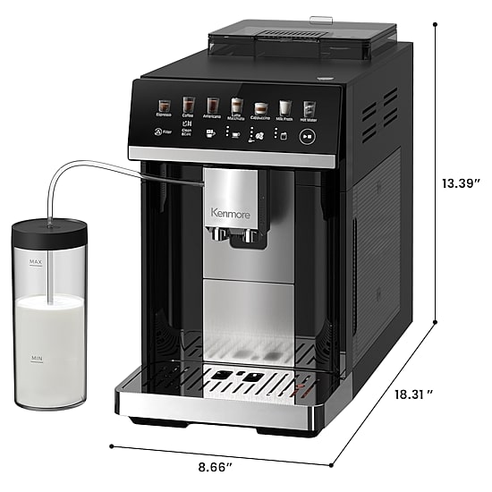 Kenmore Super-Automatic Espresso Machine + Coffee Maker