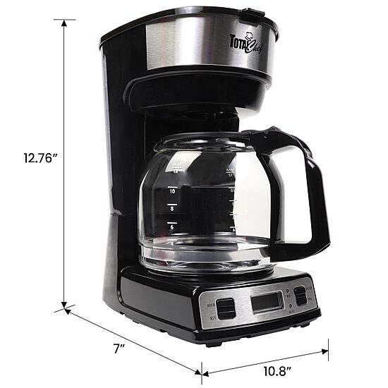 Total Chef Programmable Drip Coffee Maker