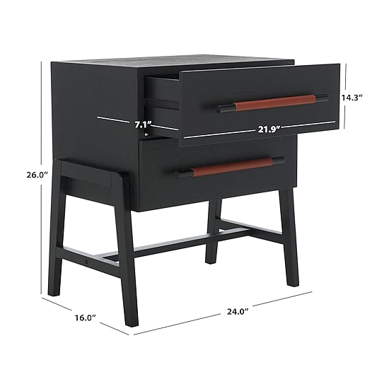 Safavieh Tiona 2-Drawer Nightstand