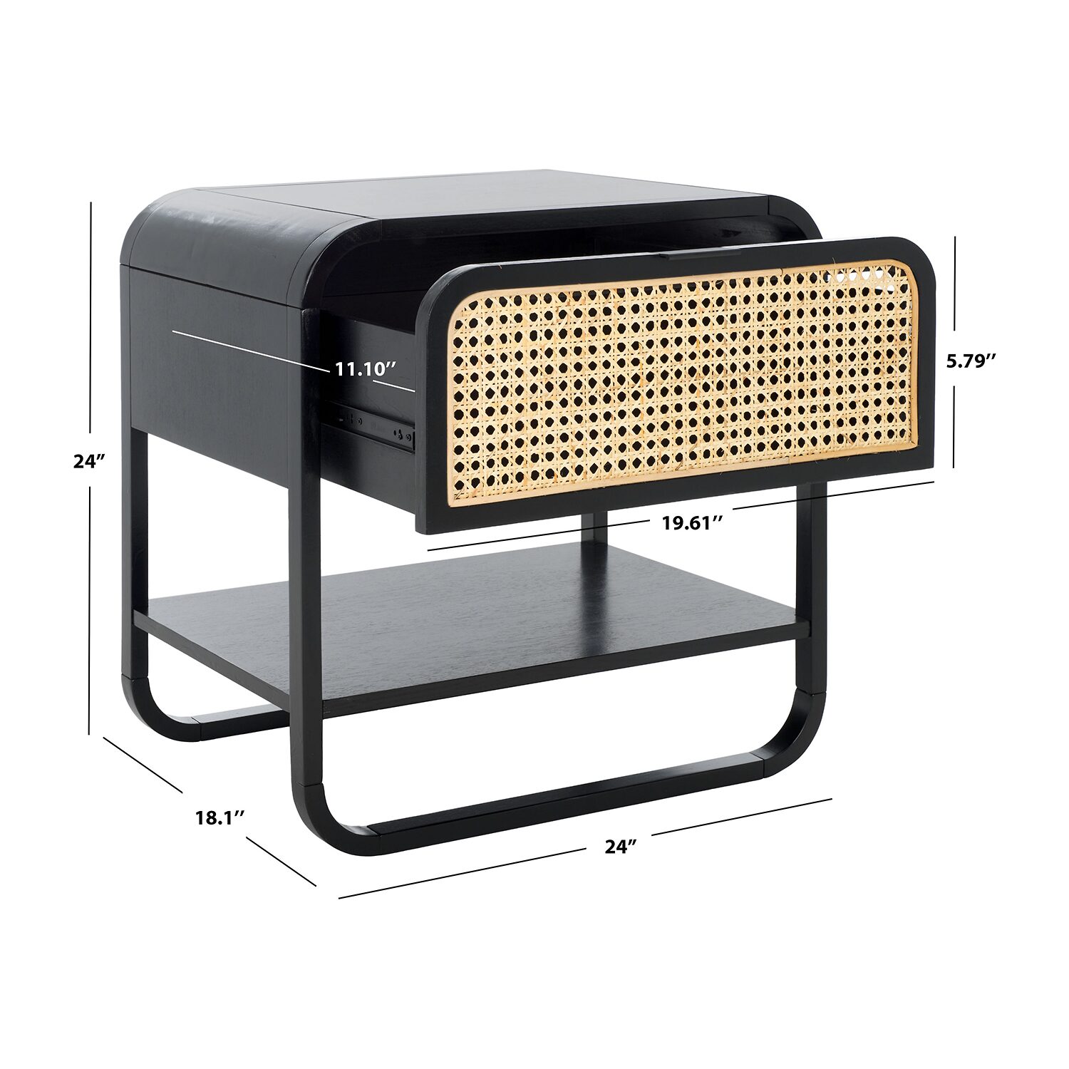 Safavieh Yunis 1-Drawer Nightstand