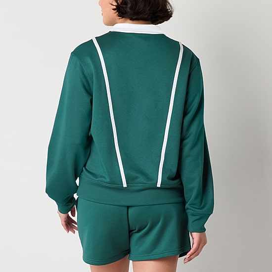 Champion Womens Mock Neck Long Sleeve Active Quarter-Zip Pullover