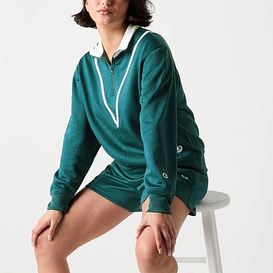 Champion Womens Mock Neck Long Sleeve Active Quarter-Zip Pullover