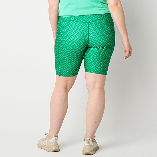 Xersion EverUltra Womens High Rise Quick Dry Plus 10 Inch Bike Short