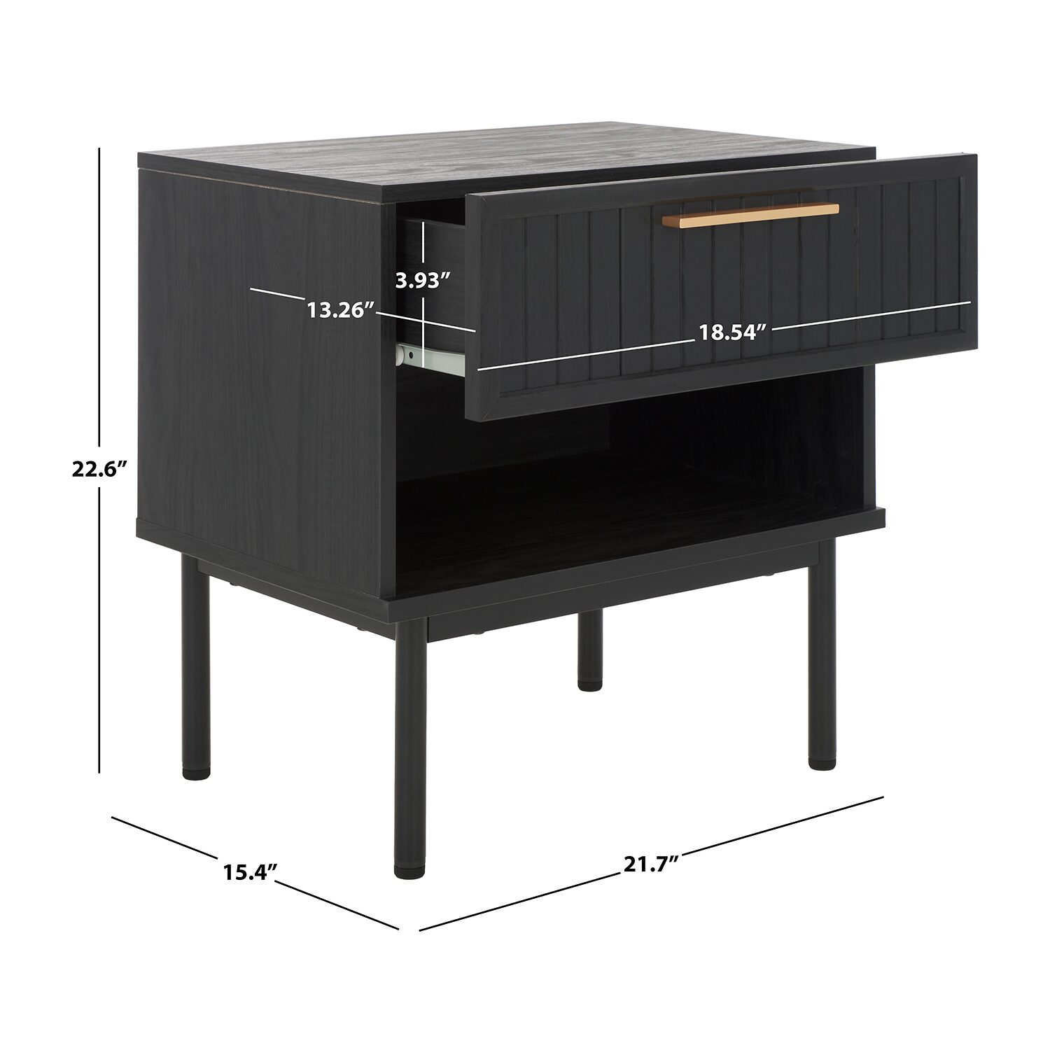Safavieh Axelle 1-Drawer Nightstand