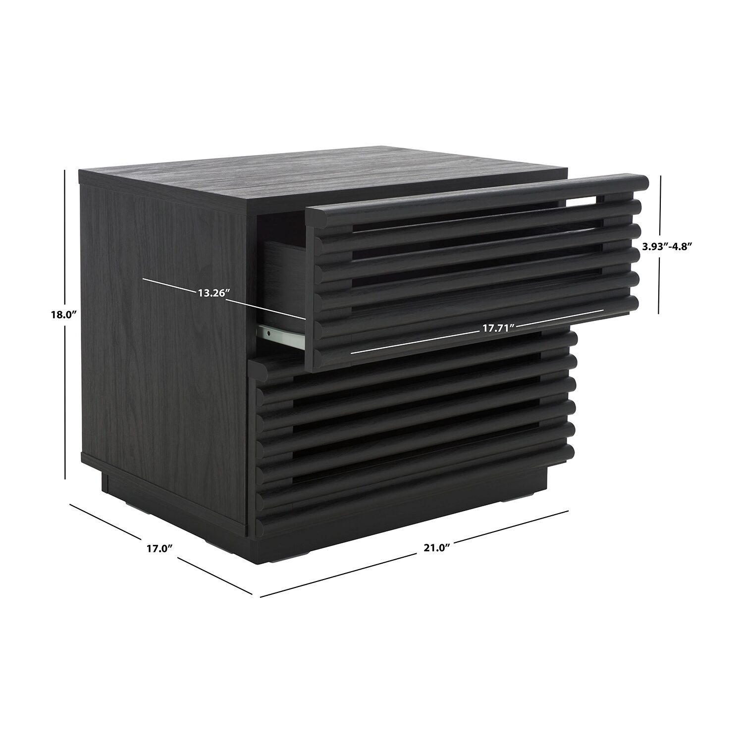 Safavieh Averi 2-Drawer Nightstand