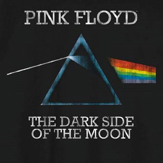 Mens Short Sleeve Pink Floyd Graphic T-Shirt