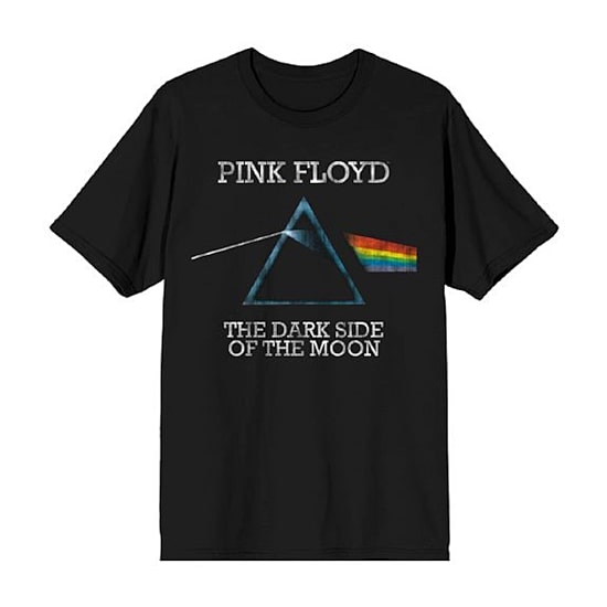 Mens Short Sleeve Pink Floyd Graphic T-Shirt