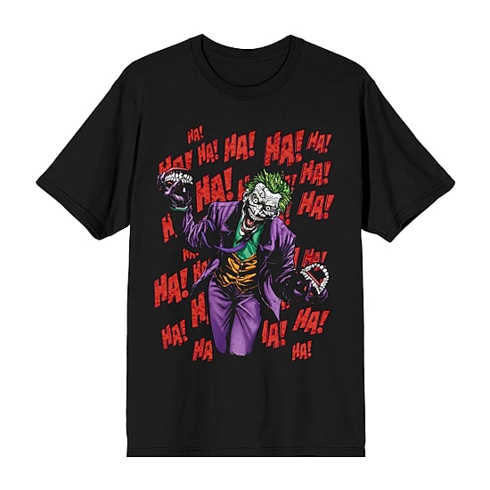 Mens Short Sleeve Joker Graphic T-Shirt