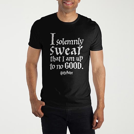 Mens Short Sleeve Harry Potter Graphic T-Shirt