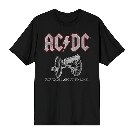 Mens Short Sleeve AC/DC Graphic T-Shirt