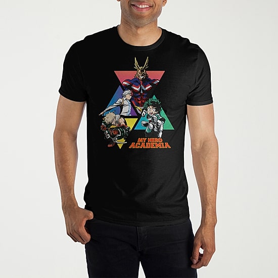 Mens Short Sleeve My Hero Academia Graphic T-Shirt