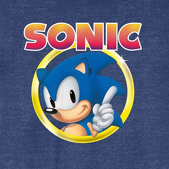 Mens Short Sleeve Sonic the Hedgehog Graphic T-Shirt