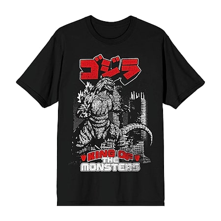 Mens Short Sleeve Godzilla Graphic T-Shirt, Color: Black - JCPenney
