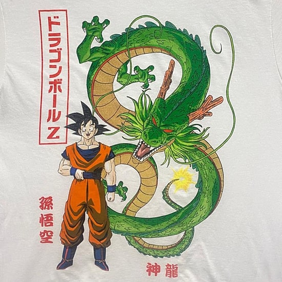 Novelty Mens Crew Neck Short Sleeve Relaxed Fit Dragon Ball Z Graphic T-Shirt