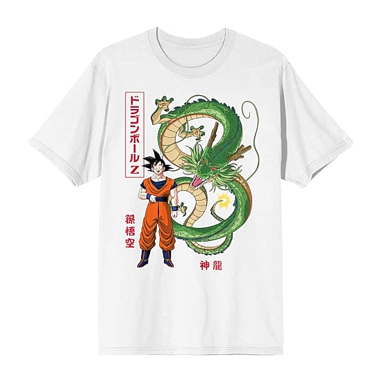 Novelty Mens Crew Neck Short Sleeve Relaxed Fit Dragon Ball Z Graphic T-Shirt