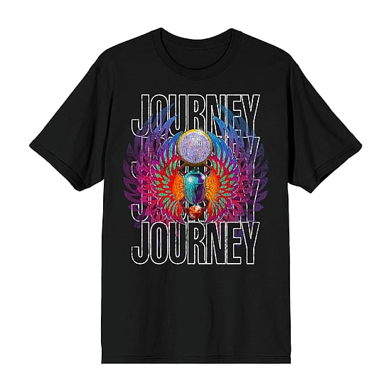 Novelty Journey Mens Crew Neck Short Sleeve Relaxed Fit Graphic T-Shirt
