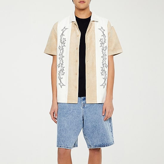 Forever 21 Mens Short Sleeve Button-Down Shirt