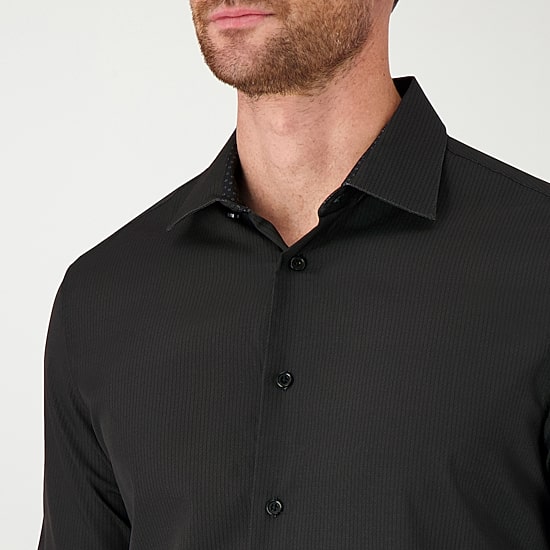 Report Collection Performance Mens Long Sleeve Modern Fit Wrinkle Free Button-Down Shirt