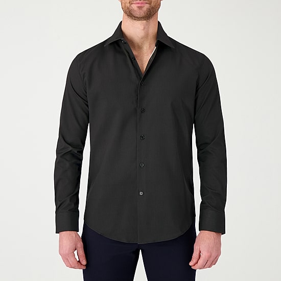 Report Collection Performance Mens Long Sleeve Modern Fit Wrinkle Free Button-Down Shirt