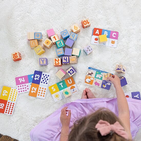 Melissa & Doug Ms. Rachel Blocks + Activity Cards Interactive Toy