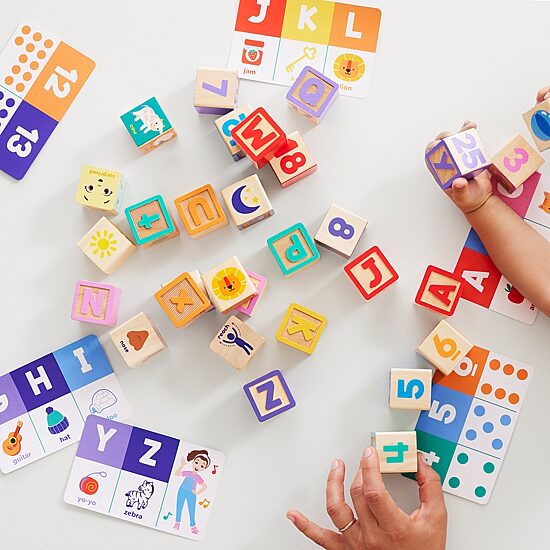 Melissa & Doug Ms. Rachel Blocks + Activity Cards Interactive Toy