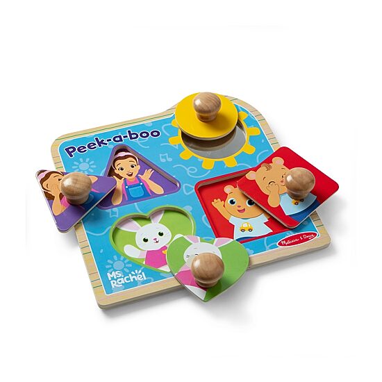 Melissa & Doug Ms. Rachel Jumbo Knob 4-pc. Puzzle