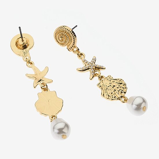 Bijoux Bar Delicates Womens Glass Drop Earrings