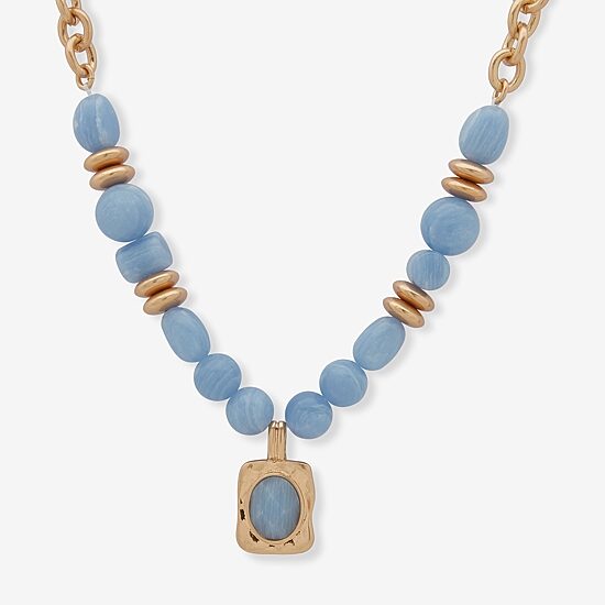 a.n.a Womens 16 Inch Beaded Necklace