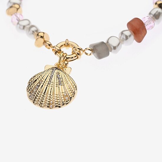 Bijoux Bar Delicates Womens Glass Stretch Bracelet