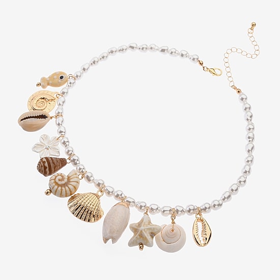 Bijoux Bar Womens 18 1/2 Inch Statement Necklace