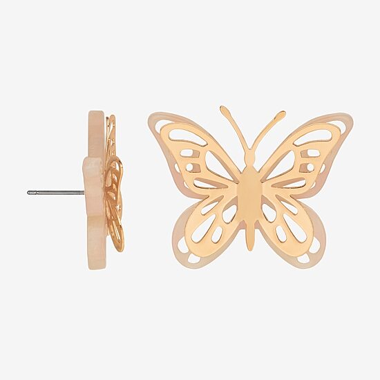 Bijoux Bar Delicates 29mm Butterfly Stud Earrings