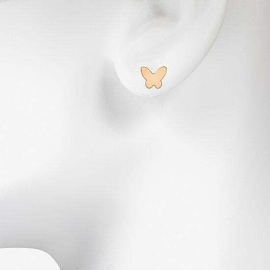 Bijoux Bar Delicates Womens Glass Butterfly 6 Pair Earring Set