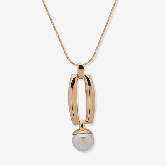 Worthington Womens 34 Inch Pendant Necklace
