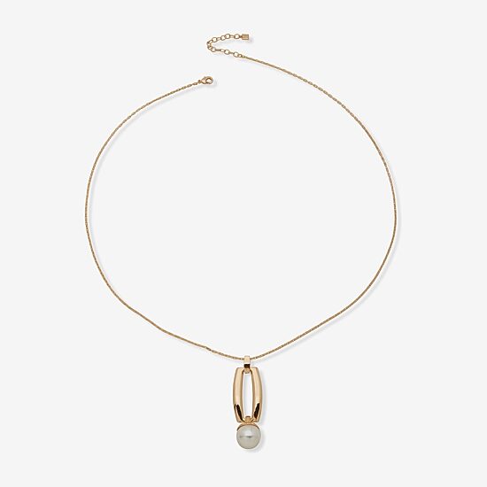 Worthington Womens 34 Inch Pendant Necklace