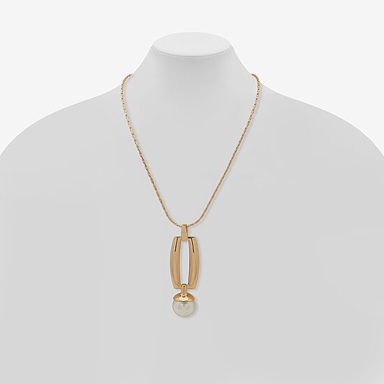 Worthington Womens 34 Inch Pendant Necklace