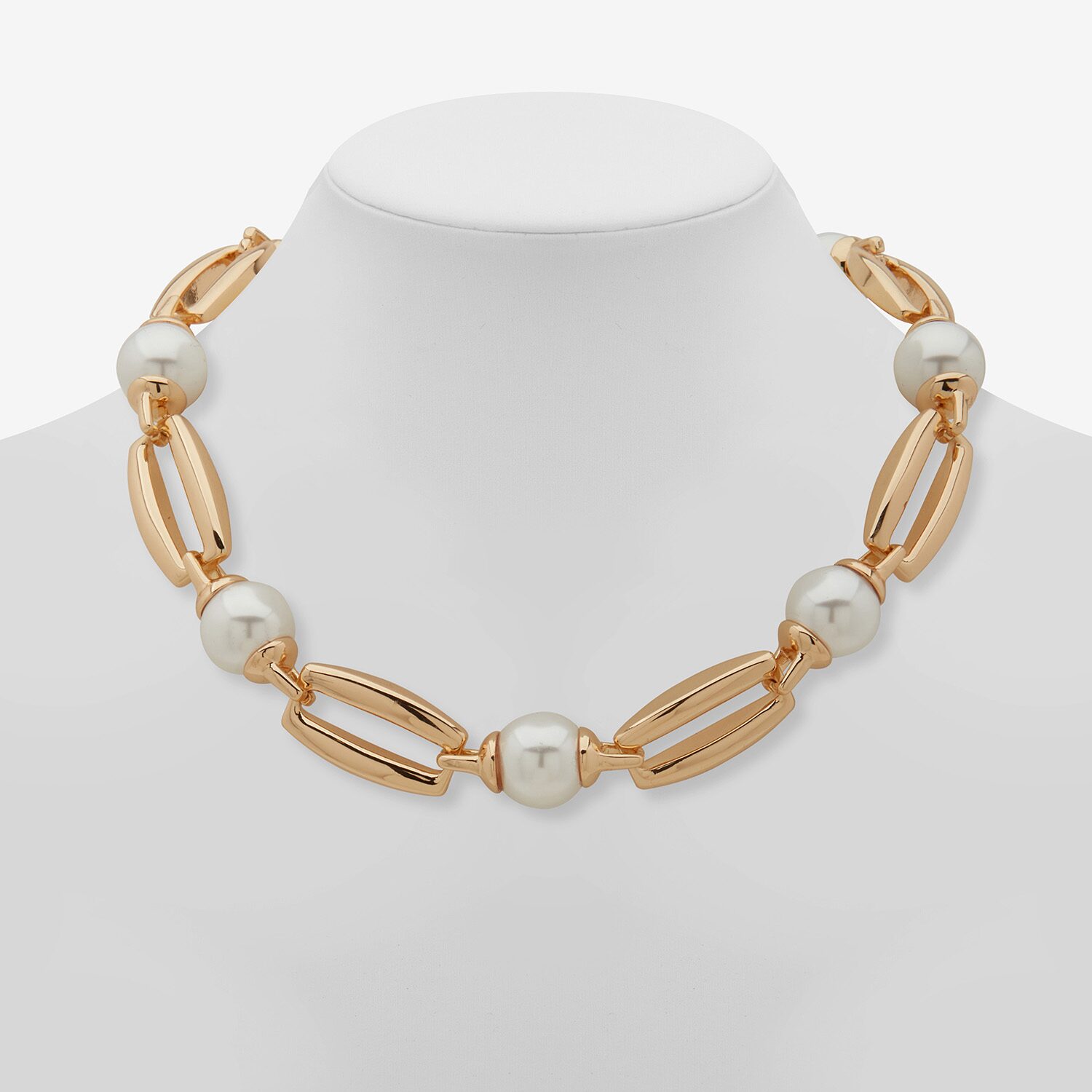 Worthington Womens 17 Inch Collar Necklace
