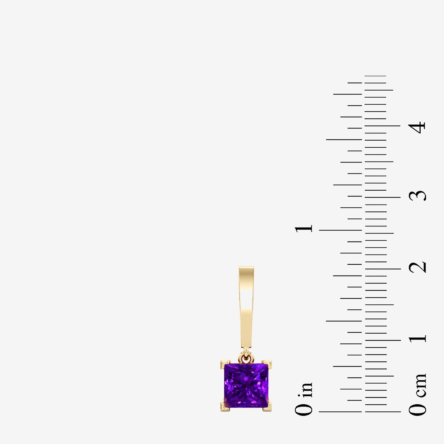 Womens Lab Created Gemstone 14K Gold Over Silver Square Drop Earrings