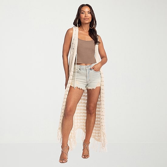 JS Jessica Simpson Womens 2 3/4" High Rise Denim Short